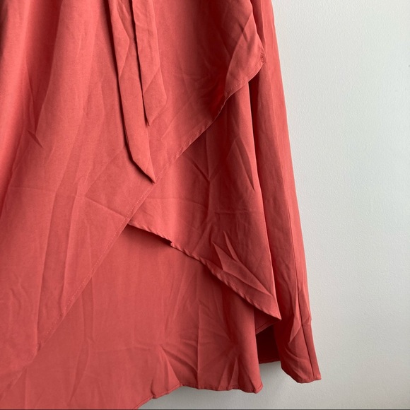 ROOLEE Taylor Jane Wrap Maxi Dark Salmon Rust NWT - Picture 9 of 11